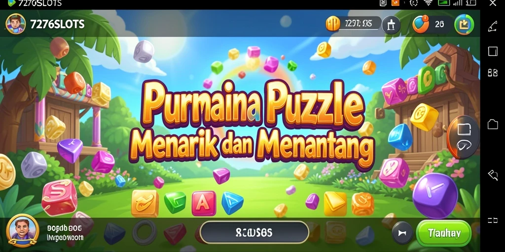 Tampilan menarik dari gameplay 7276SLOTS yang menantang.