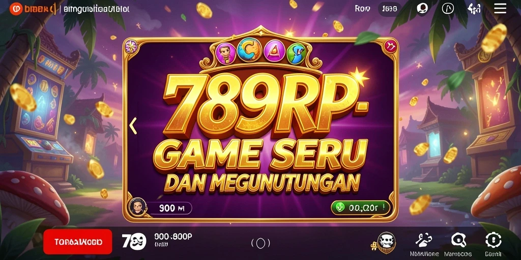 Tampilan gameplay seru dari 789RP dengan berbagai slot menarik.