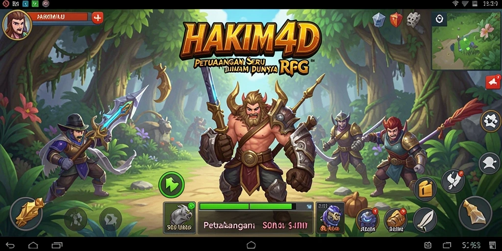 Tampilan gameplay HAKIM4D yang menarik dan penuh aksi.