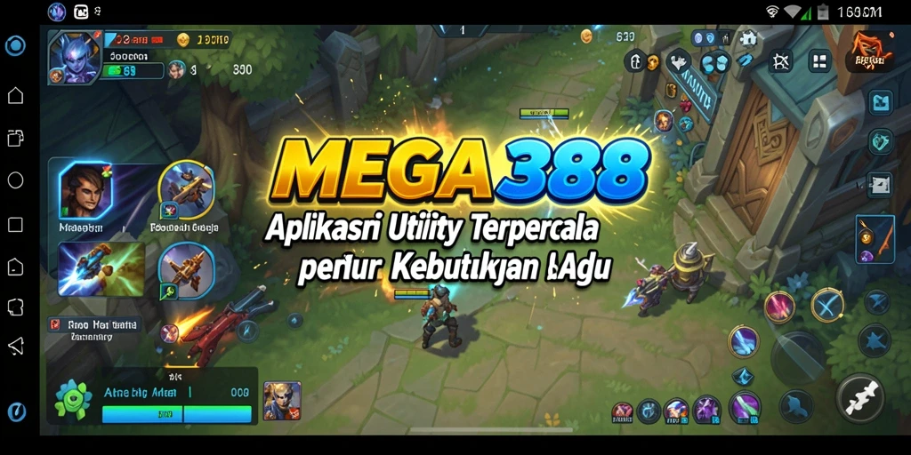 Tampilan antarmuka MEGA388 yang intuitif dan mudah digunakan.