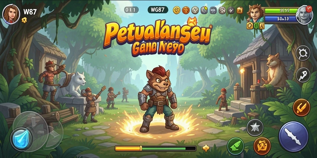 Tampilan gameplay seru dan menantang dari WG87.