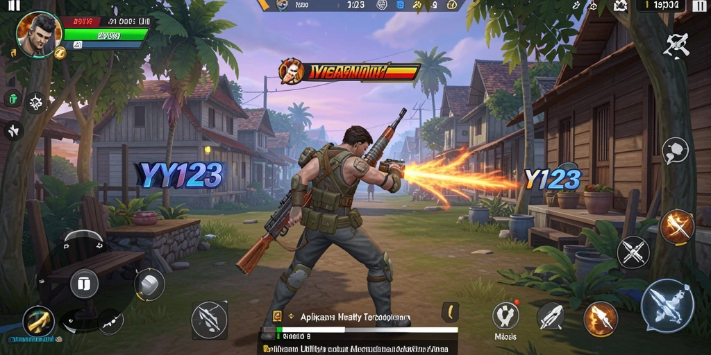 Tampilan interface YY123 yang sederhana dan fungsional.