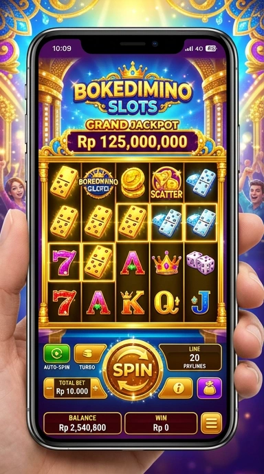 Menampilkan berbagai kategori aplikasi di bokedomino untuk kemudahan pencarian.